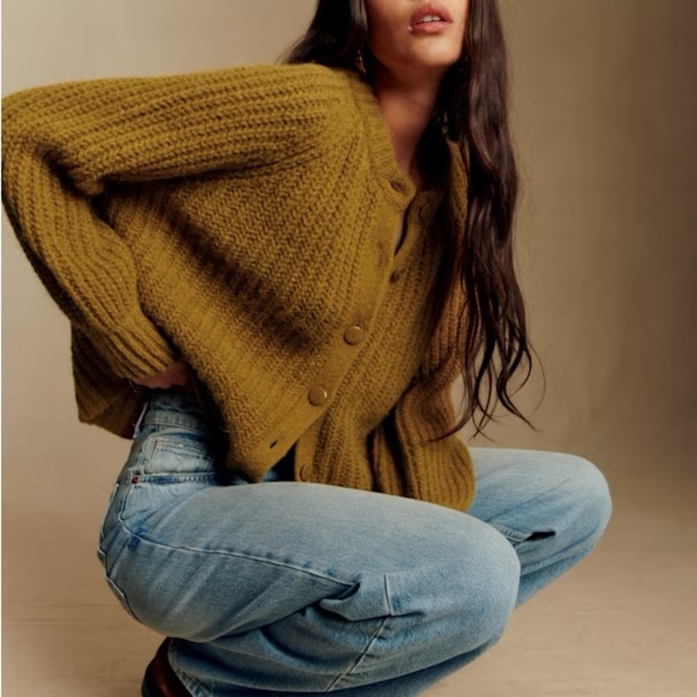 Sezane NWT Emilie Bronze Cardigan